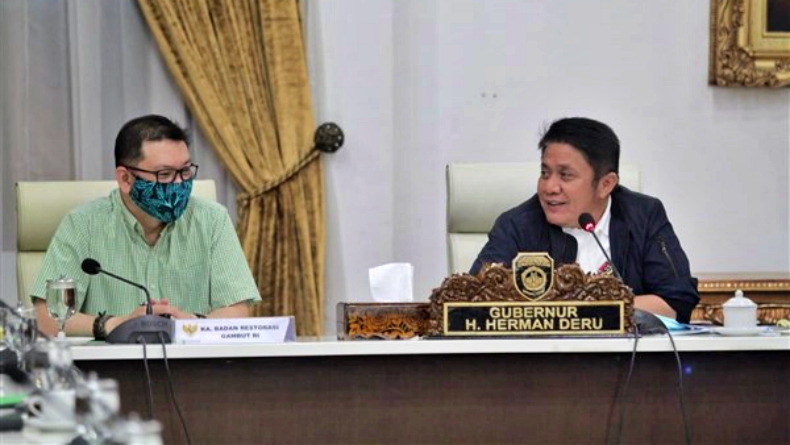 Gubernur Herman Deru Dukung Restorasi Gambut untuk Ketahanan Pangan