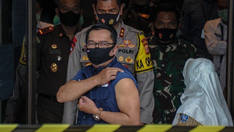 Ridwan Kamil Jalani Suntik Vaksin Covid-19 yang Kedua