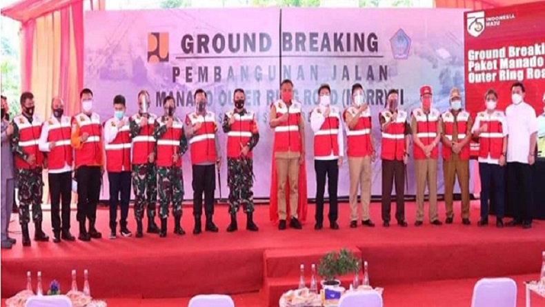 Pembangunan Jalan Manado Outer Ring Road III Sepanjang 11,4 Km Dimulai