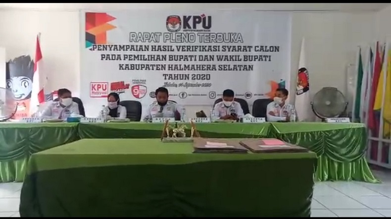 Usman Sidik-Bassam Kasuba dan Helmi Muhsin-La Ode Arfan Resmi Bertarung di Pilkada Halsel