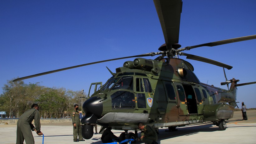 TNI AU Gelar Operasi Perbatasan, Jet Tempur F-16 dan Heli Caracal Dikerahkan - Bagian 3