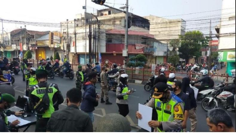 Cimahi Jadi Zona Merah, Kapolda, Pangdam, dan Wali Kota Pantau Operasi Yustisi