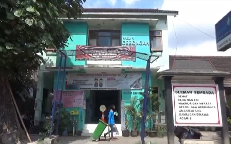 Pasar Cebongan Sleman Jadi Klaster Baru, 19 Orang Positif Covid-19