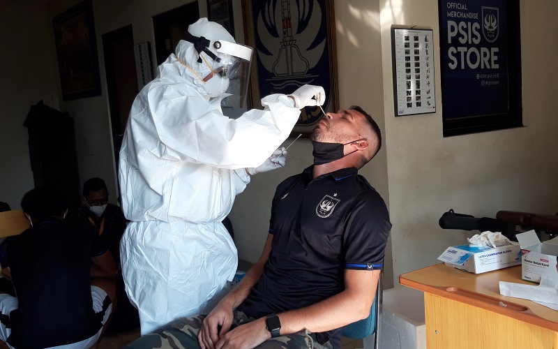 Pemain dan Official PSIS Jalani Tes Swab Kedua Jelang Liga 1