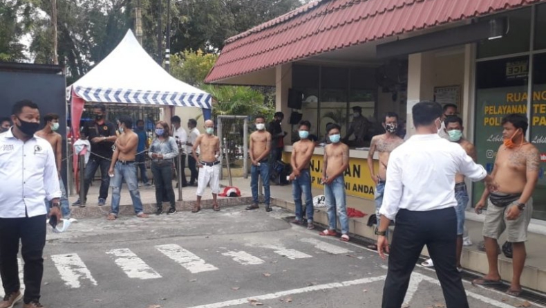 Cegah Preman dan Kejahatan Jalanan, Polres Bangka Barat Gelar Operasi Bina Kusuma