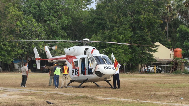 Helikopter BNPB Jemput 198 Spesimen Swab dari Sumba Timur