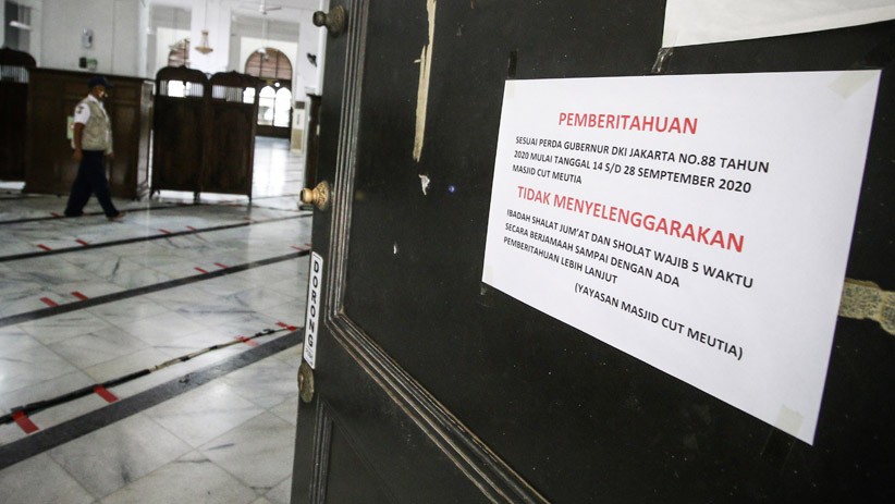 Masjid Cut Meutia Ditutup karena Covid-19, Salat Jumat Ditiadakan - Bagian 3