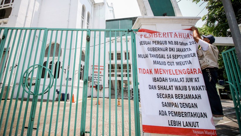 Masjid Cut Meutia Ditutup karena Covid-19, Salat Jumat Ditiadakan - Bagian 2