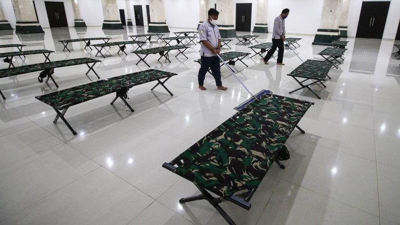 Masjid KH Hasyim Asy'ari Jakarta Dijadikan Tempat Isolasi Warga Positif Covid-19 - Bagian 1