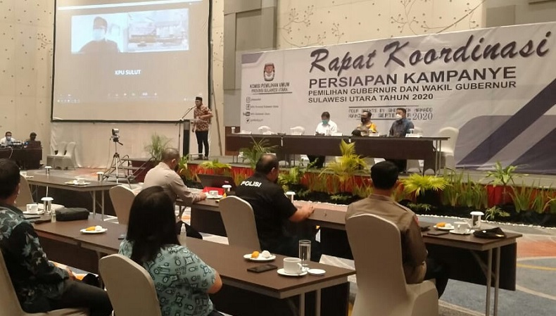 KPU Sulut Tegaskan Kampanye Pilkada Harus Terapkan Protokol Kesehatan Ketat