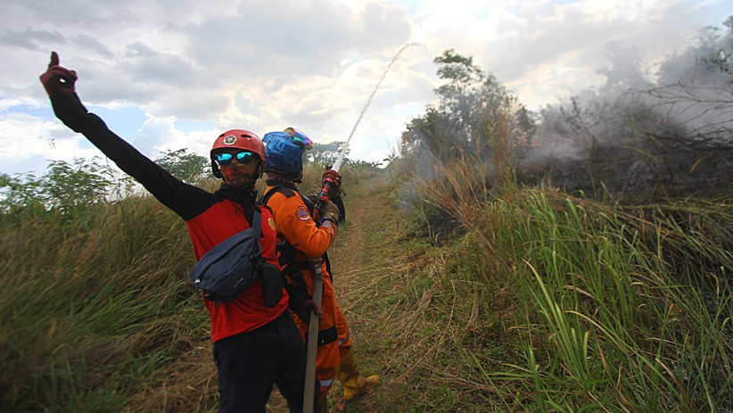 Cuaca Panas, Titik Api Bermunculan di Banjarbaru Kalimantan Selatan - Bagian 2