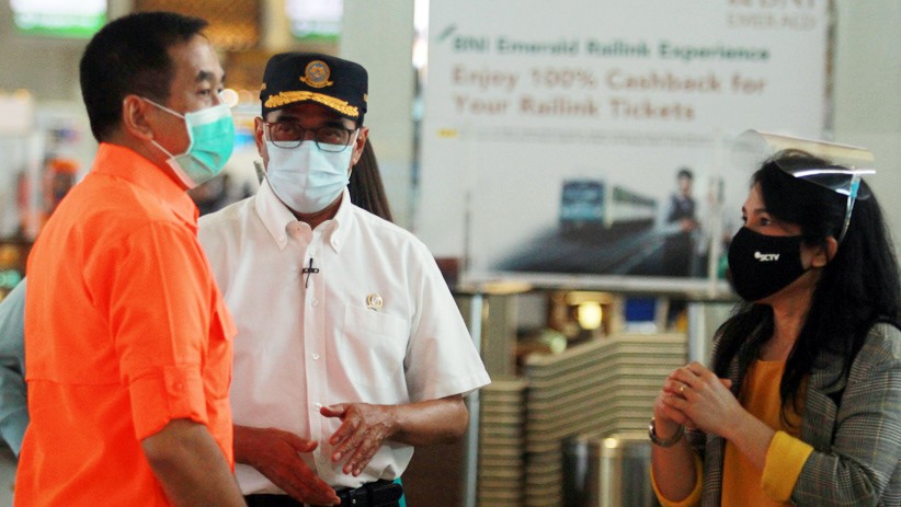 Menhub Sidak Pelaksanaan Protokol Kesehatan di Bandara Soekarno Hatta - Bagian 2