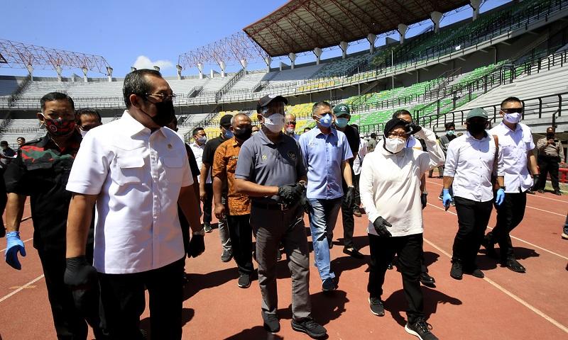 Tinjau Renovasi Stadion GBT, Menpora: Surabaya Paling Siap Sambut Piala Dunia U-20