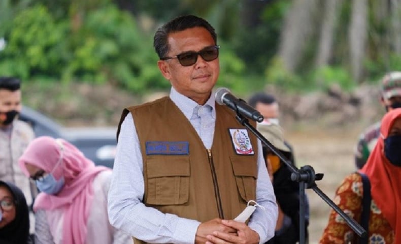 Gubernur Nurdin Abdullah Minta Perusahaan Bantu 1.295 Hunian Korban Banjir Lutra