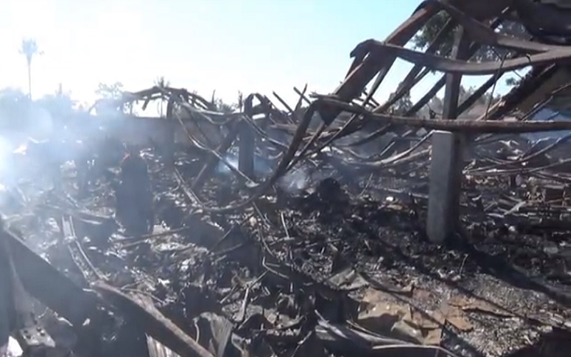 Lapaknya di Pasar Cepogo Boyolali Habis Terbakar, Pedagang Ini Rugi Rp500 Juta