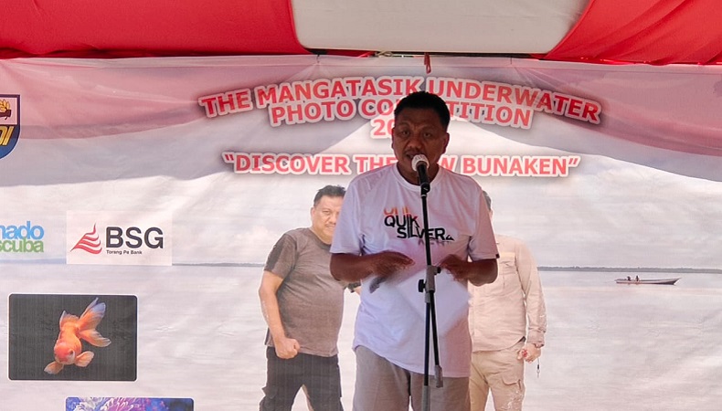 Promosikan Wisata Bawah Laut Mangatasik, Gubernur Olly Dondokambey: Ini Tak Kalah Indah