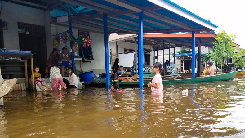 Banjir di Kapuas Hulu Kalbar Mulai Surut, BNPB Dampingi Penanganan Darurat