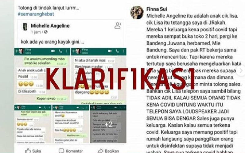 Viral Chat Warga Semarang Ingin Tularkan Covid-19, Ini Kata Wali Kota