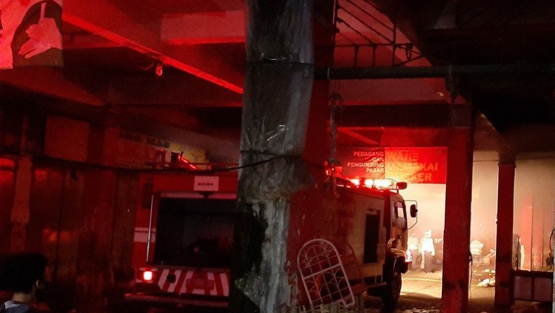 Pasar Wage Purwokerto Terbakar