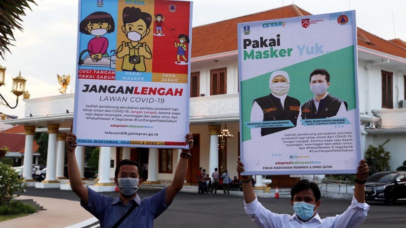 BPBD Jatim Gandeng Wartawan Sosialiasi Penerapan Protokol Kesehatan - Bagian 3