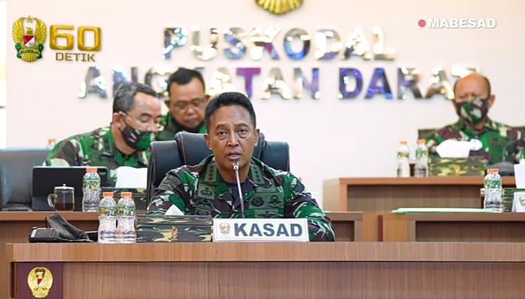 KSAD Andika Perkasa Temui Dirut BPJS Kesehatan