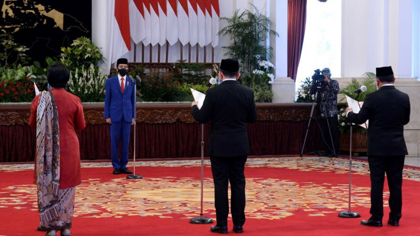 Presiden Jokowi Saksikan Pengucapan Sumpah Dewan Komisioner LPS - Bagian 3