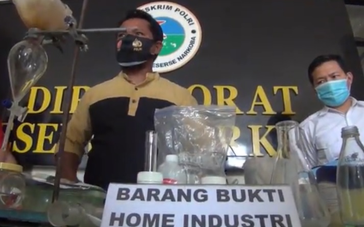 Belajar dari YouTube, 2 Pemuda di Kendari Buka Home Industry Sabu
