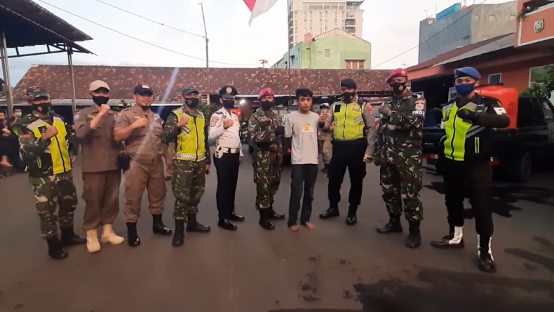Kabur saat Razia Masker, Pemuda di Bandar Lampung Ternyata Kantongi Sabu