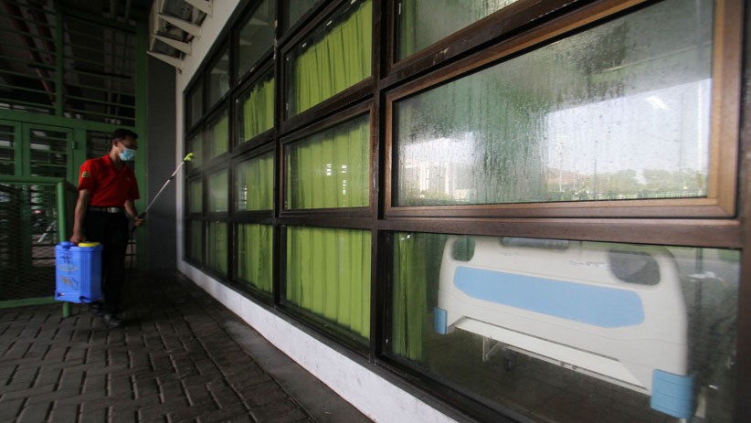 Intip Ruang Isolasi Mandiri Pasien OTG Covid-19 di Stadion Patriot Candrabhaga - Bagian 4