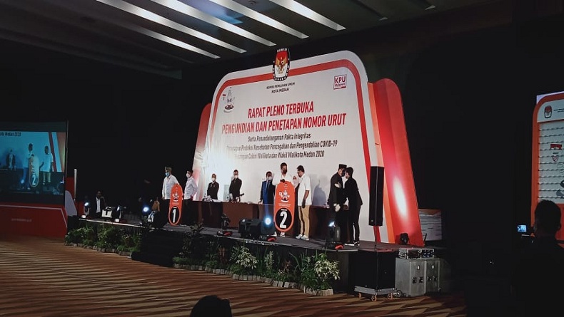 title Pilkada Medan, Akhyar-Salman Nomor 1 Bobby-Aulia Dapat 2 Pilkada Medan, Akhyar-Salman Nomor 1 Bobby-Aulia Dapat 2