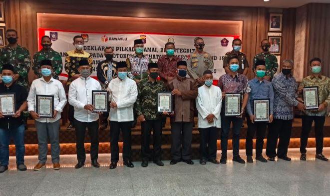 Deklarasi Pilkada Damai, Gubernur Erzaldi: Jangan Takabur, Corona Menyerang Orang Sombong