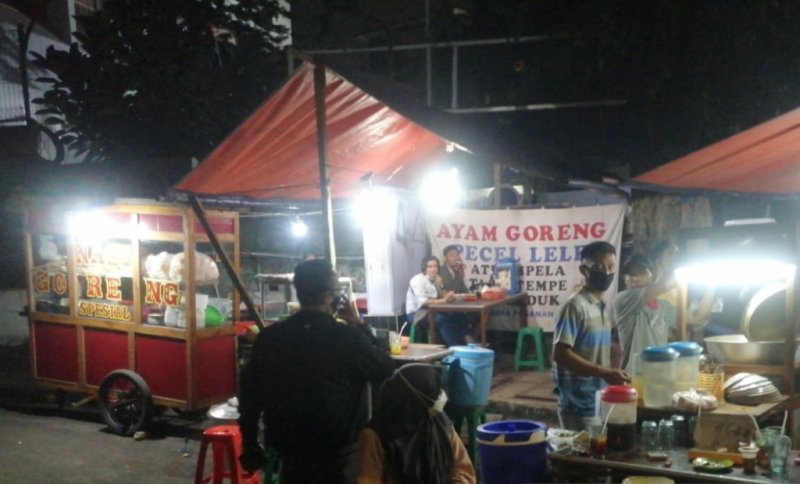 Lapak Kuliner di Menteng Ditutup 3 Hari karena Layani Makan di Tempat