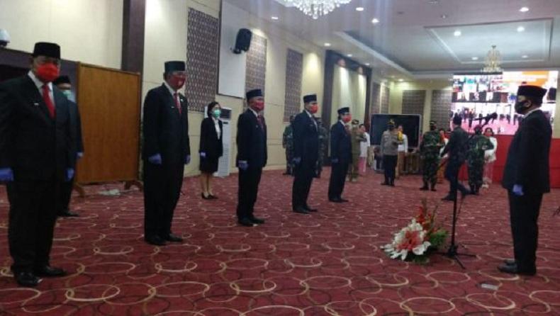 Lantik 5 Pjs Kepala Daerah di Sulut, Ini Pesan Agus Fatoni