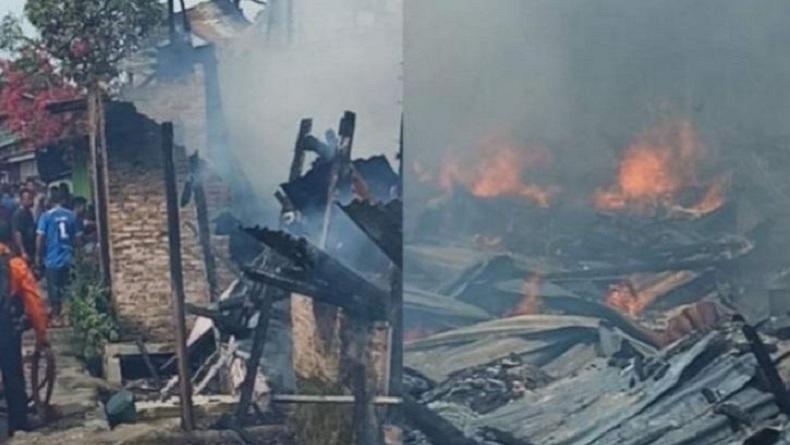 Kebakaran di Tanjungbalai, 7 Rumah Warga Ludes Dilalap Api