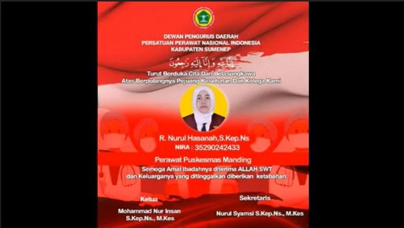 Perawat Puskesmas Sumenep Meninggal akibat Covid-19, Sempat Diisolasi di RSUD Dr Soetomo