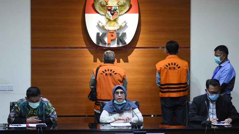 KPK Tahan Tersangka Korupsi Pembangunan Jembatan Waterfront City Kampar - Bagian 2