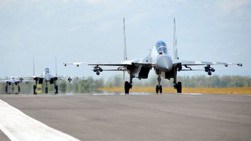 Puncak Latihan Operasi Sikatan Daya 2020, TNI AU Kerahkan Pesawat Tempur Sukhoi - Bagian 2
