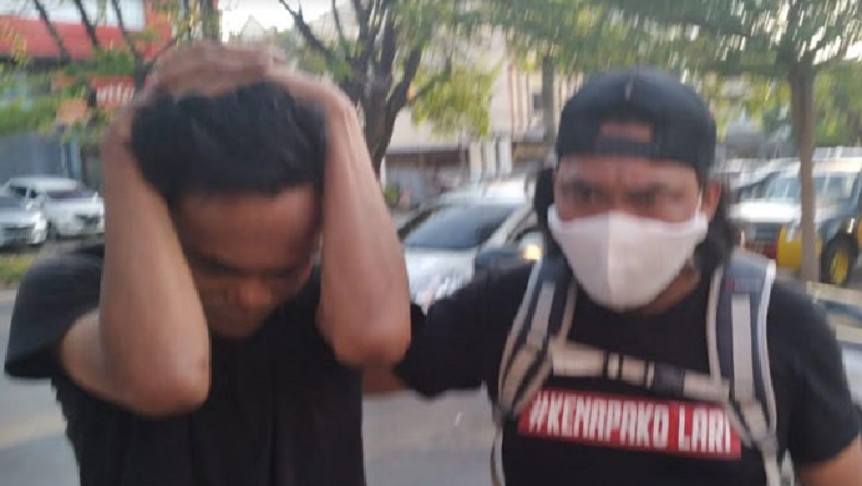 Tak Tahu Jalan, Maling Motor di Makassar Babak Belur Diamuk Massa