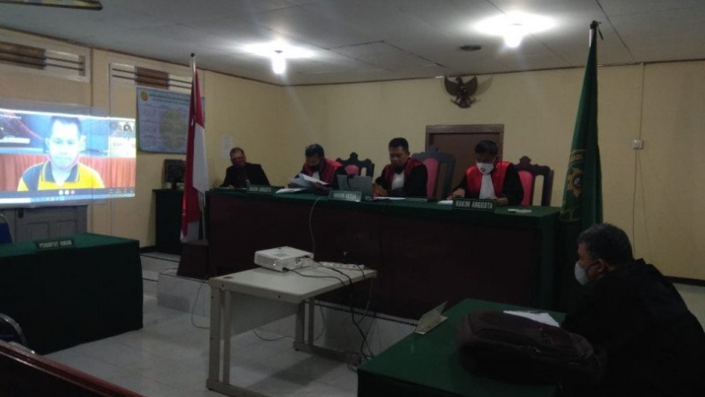 Lewat Sidang Virtual, Terdakwa Kasus 1,4 Kg Sabu di Tanjungpinang Divonis Bebas