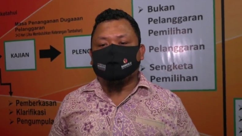 Langgar Protokol Kesehatan, Bawaslu Tegur 2 Paslon Wali Kota-Wakil Wali Kota Medan