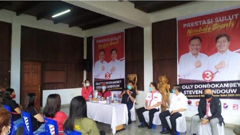 Kampanye Perdana di Tomohon, Olly Bicara soal Asuransi bagi Petani dan Peternak