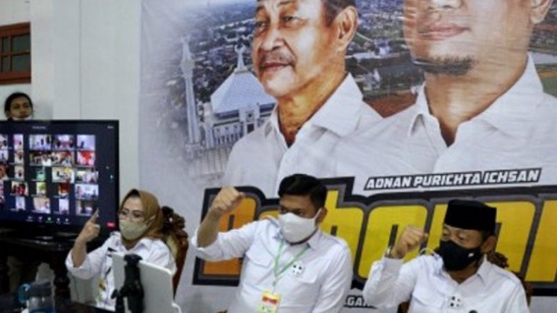 Pasangan Calon Adnan-Kio Kampanye Virtual di Masa Pandemi Covid-19