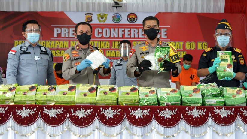 Polda Aceh Gagalkan Penyelundupan 60 Kg Sabu di Perairan Selat Malaka - Bagian 1