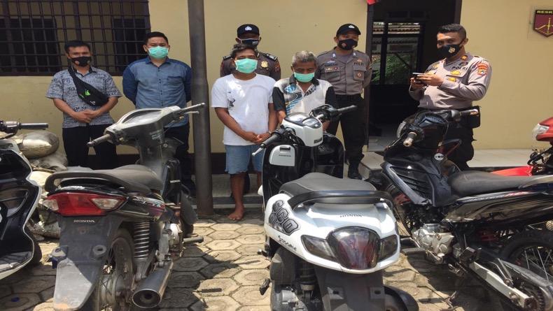 Polisi Bekuk Anggota Komplotan Spesialis Curanmor di Bangka Tengah