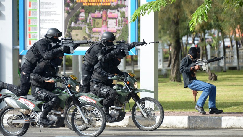 Aksi Pasukan Raider Kodam Iskandar Muda Cegah Aksi Terorisme di Aceh - Bagian 1