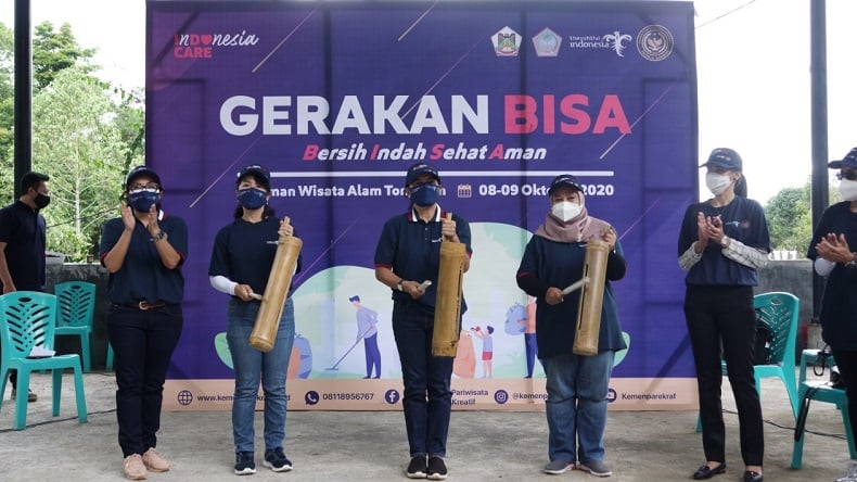 title Kemenparekraf Libatkan 500 Pelaku Ekonomi Ikut Gerakan BISA di 5 Destinasi Wisata Sulut Kemenparekraf Libatkan 500 Pelaku Ekonomi Ikut Gerakan BISA di 5 Destinasi Wisata Sulut