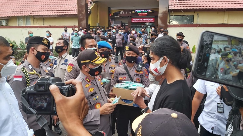 Demo Omnibus Law di Surabaya dan Malang, 14 Orang Jadi Tersangka 620 Dipulangkan