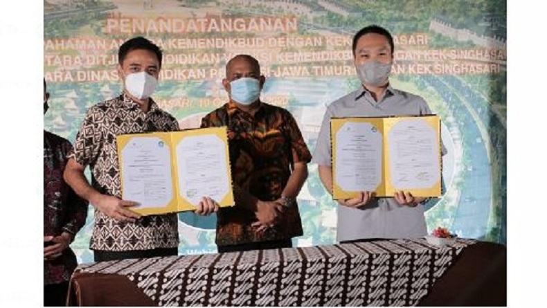 Ditjen Pendidikan Vokasi Kemendikbud-KEK Singhasari Kerja Sama Program Link and Match