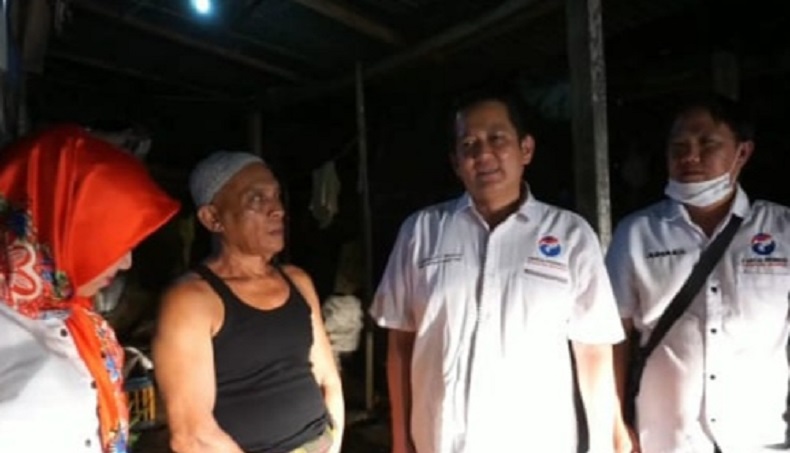 HUT ke-6, Perindo Bagikan Paket Sembako ke Warga Babel