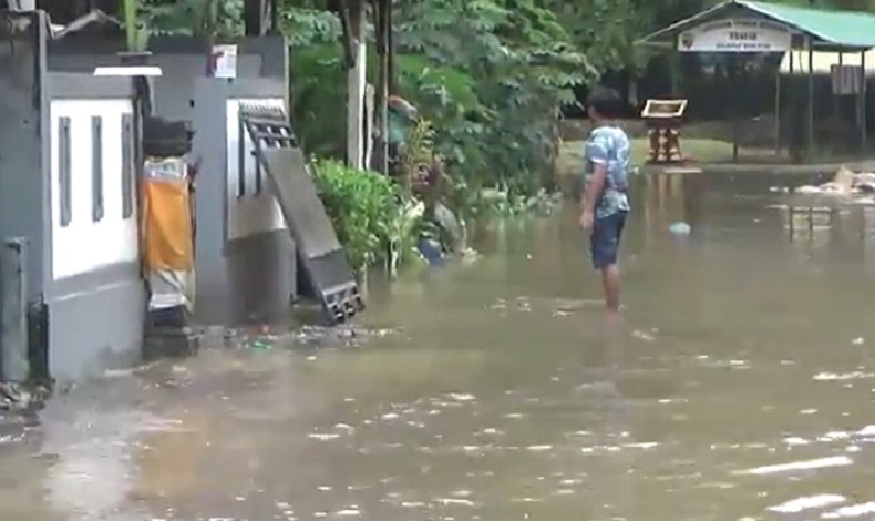 Banjir akibat Hujan Deras di Tabanan Bali Rendam 58 Titik di 10 Kecamatan